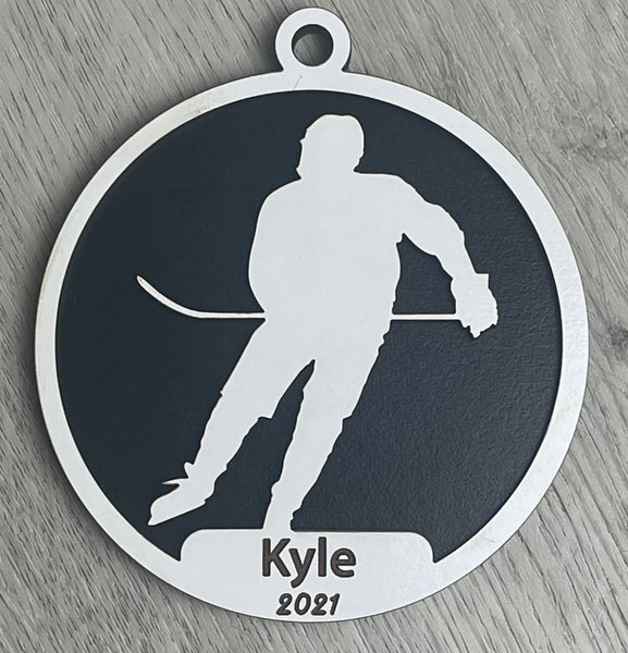 Hockey Player 2021 Ornament