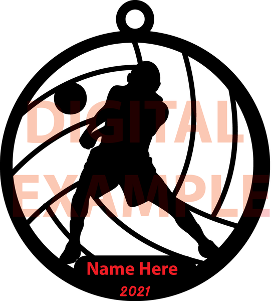 Volleyball Player 2021 Ornament